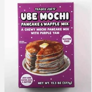 One Box of Trader Joe’s UBE MOCHI Pancake & Waffle Mix - GLUTEN FREE
